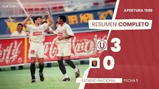 Universitario 3-0 FBC Melgar | Resumen | Fecha 1 - Apertura | 1998 ⚽🎞