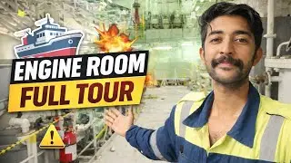 ENGINE ROOM VISIT🚢⚓ / TOUR IN MY SHIP - WHATS INSIDE THE ENGINE ROOM #shiplife