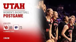 Utah: 80, Kansas State: 73 | Women's Basketball Postgame Press Conference