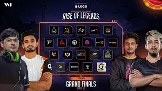 LIVE WARJUNCTION BGMI RISE OF LEGENDS | GRAND FINALS | Ft. SouL, X Spark, Team IND, Hydra Official,