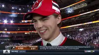 Nico Hischier Interview After Being Drafted First Overall by Devils