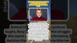 Busy Philipps Reveals DEVASTATING Reason She Left 💔😢 #BusyPhilipps