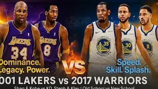 Old School vs New School | 2001 Lakers vs 2017 Warriors | NBA 2K26 Classic Showdown