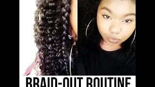 Braid-Out On Natural Hair - T. Jillian