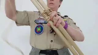 My Favorite Knot Monday - Shear Lashing