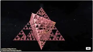 Sala de Realidade Virtual com a Merkaba fractal - Virtual Reality Room with the Merkaba Fractal
