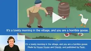 Let's Play Untitled Goose Game | Learn English by Listening to Comprehensible Input for Beginner ESL