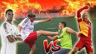 PEPE vs FELIPE MELO (QUEBREI A PERNA?!) - DESAFIOS DE FUTEBOL