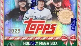 2025 topps Holiday Mega Box Opening #2. #sportscards #baseballcards #setbuilding 