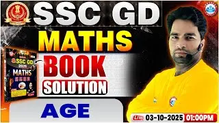SSC GD Maths Classes 2025 | SSC GD Maths Book Solution | Age | RWA GD Book Solution