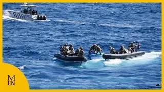 Royal Navy Caribbean drugs bust sees cocaine worth over &pound;40m seized