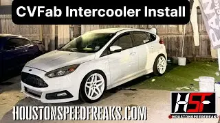 Focus ST Cvfab Intercooler and Charge Pipe Kit Install