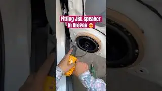 Fitting JBL Speaker In Brezza  | Best Speakers for Car 🔥