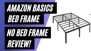Amazon Basics Heavy Duty Steel Bed Frame Review: No Box Spring Needed!