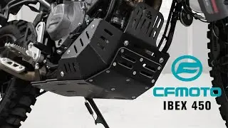 How To Install Tusk Quiet Glide ADV Skid Plate on CFMoto IBEX 450