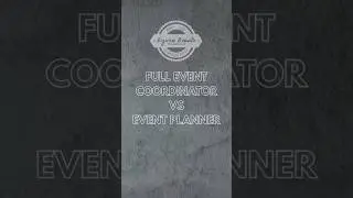 Difference between Full Event Coordinator and Event Planner