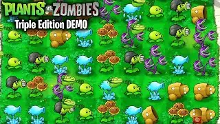 Plants vs Zombies Triple Edition DEMO | Wall-Nut Cannon, Triple Chomper & More New Plants | Download