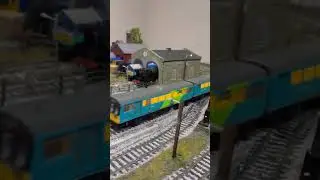 Storm Goretti  #storm #stormgoretti #snow #rain #train #modelrailway #railway #locomotive  #jerseyci