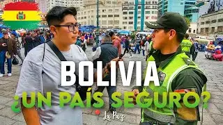 ¿BOLIVIA es un país SEGURO? Esto OPINA la gente en la ciudad de LA PAZ ‼️🤔🇧🇴