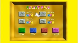 Super Mario 64 main menu song/canci&oacute;n del men&uacute; principal