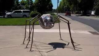 Redmond unveils new public art, including giant spider sculpture