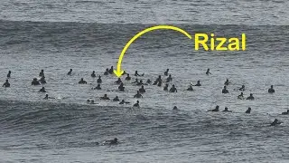 Rizal Gets His Waves At Packed Padang Padang