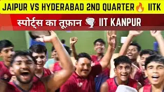 Hyderabad vs Jaipur Ke Beech Kadi Takkar | IIT Kanpur | National Basketball Sports Meet 2025 |