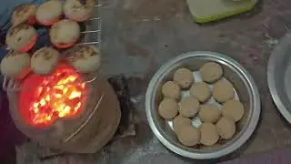 bk gautam up family vlog Bati chokha banana 