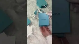 Распаковка Tiffany. #tiffany #unboxing #buyer
