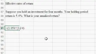 Effective Rates