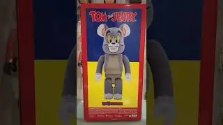 MEDICOM TOY  BE@RBRICK Flocked Tom in Tom & Jerry 1000% bearbrick 🔥👍😎 @medicom_toy @2gtokyo #shorts
