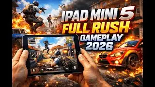 iPad Mini 5 Handcam Full Rush Gameplay 2026 | Extreme PUBG Mobile Action 🔥