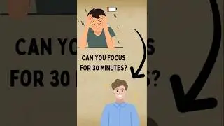 Can you stay distraction free for 30 minutes? #motivation #selfhelpbook