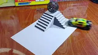 Drawing 3D Stairs on Paper is EASY with These SIMPLE Tricks