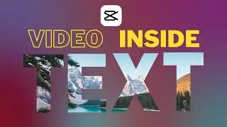 How to Create Video Inside  Text Effect on CapCut || CapCut Tutorial || NK GRAPHICS