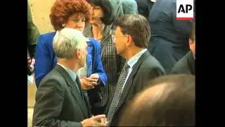 France - New President Attends Government Receptio