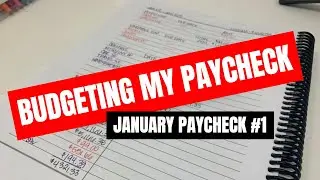 Paycheck to Paycheck Budget With Me | Budgeting My Paycheck | KeAmber Vaughn