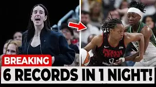 Indiana Fever BREAK 6 RECORDS In WIN Against Seattle Storm! Caitlin Clark FIRED UP!