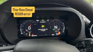 Thar Roxx Diesel- Warning ⚠️ Diesel Particulate Filter is clogged - How to do Regen ‼️ 