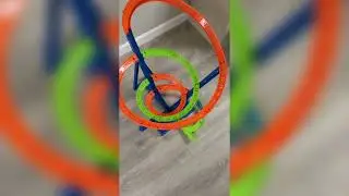 Hot Wheels Motorized Action Spiral Speed Crash Track Set