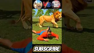 Lion Ride Challenge 😲 Indian Theft Auto Vs IBD3D #Shorts #Viralshorts