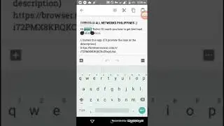 Free Load Philippines (All Networks) 2018