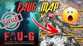 FAUG GAME MAP | FAUG GAME NEW MAP | FAUG MAP LEAKED IN INDIA