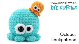 Octopus knuffel haken zonder naaiwerk - snel haakpatroon voor beginners Nederlands