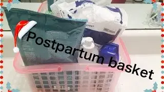 DIY Postpartum Basket!