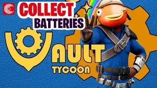 Fortnite VAULT TYCOON (Collect 20 Batteries in Desolate Land 19/20 COMPLETED, SECRET ROOM FOUND)!