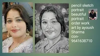 Pencil sketch portrait 