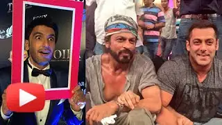 Salman Khan, Shahrukh Khan,Ranveer Singh - Best Moments TOIFA 2016