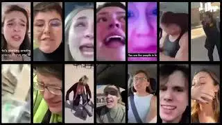 feminist crying meme template