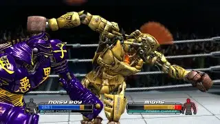 REAL STEEL THE VIDEO GAME - NOISY BOY vs MIDAS & TWIN CITIES